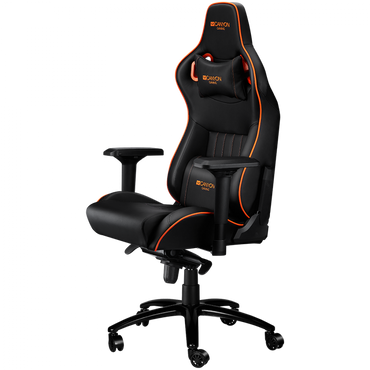 Fotel gamingowy ergonomiczny Canyon GС 5 pomarańczowy