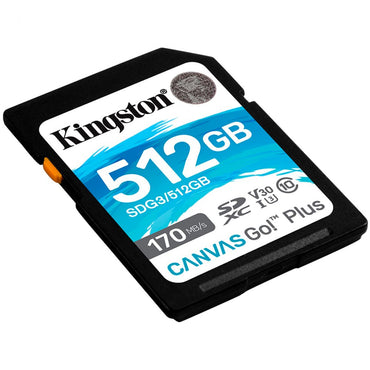 Karta pamięci Kingston 512 GB SDXC Class 10 UHS-I U3 V30 czarna