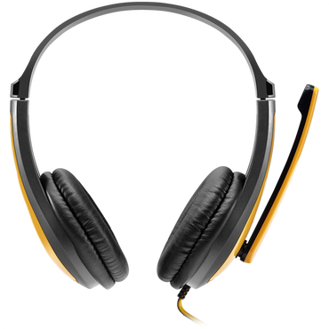 Słuchawki PC z mikrofonem 2m Canyon HSC 1 czarno żółte