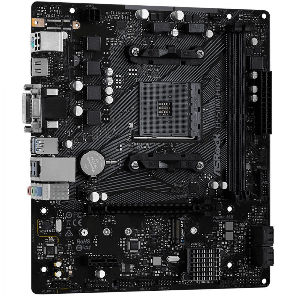 Motherboard ASROCK B550M HDV Micro ATX AM4 DDR4 32 GB