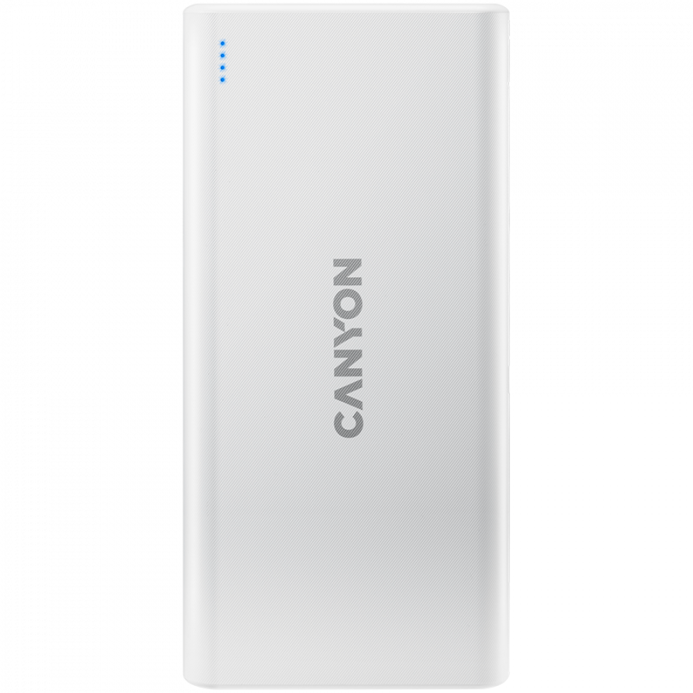 Powerbank 10000 mAh tragbar Canyon PB-106 weiß