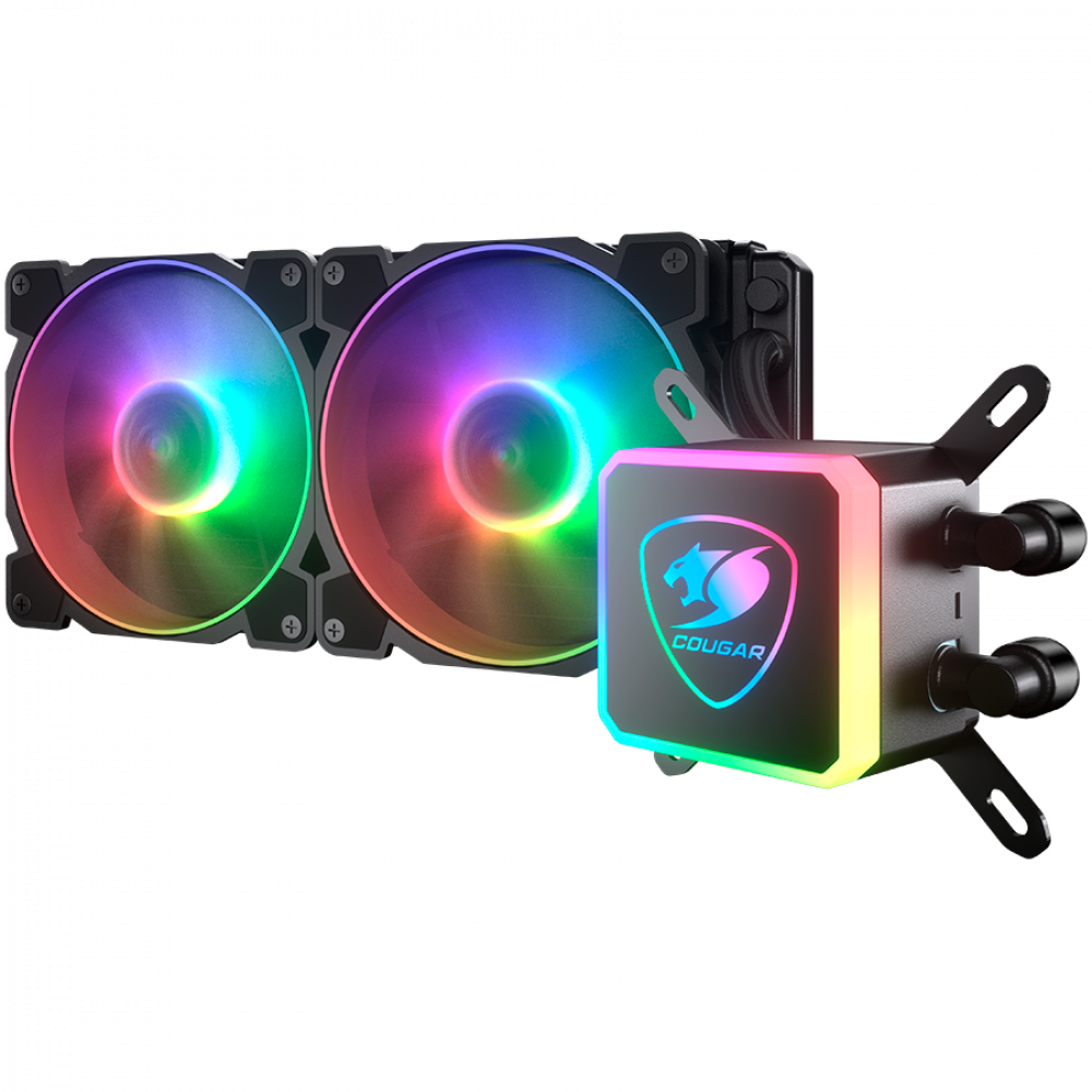 Chłodzenie cieczą CPU COUGAR czarne