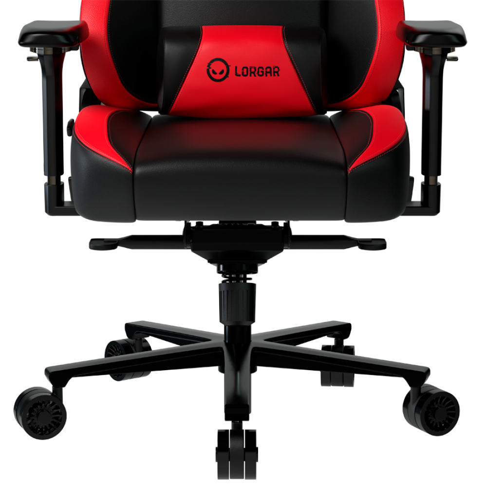 Fotel gamingowy ergonomiczny czarno czerwony Lorgar Base 311