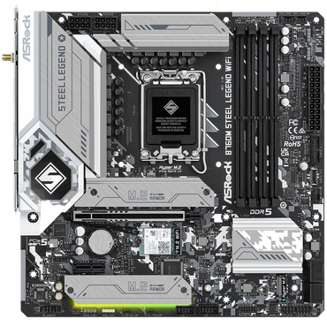 ASROCK B760M Steel Legend WiFi Micro ATX DDR5 4800 MHz Motherboard