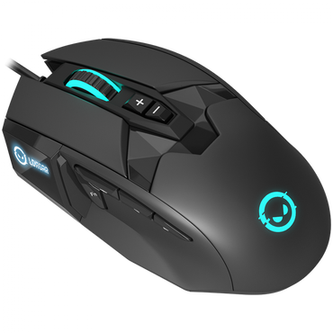 Gaming-Maus USB LED RGB Lorgar Stricter 579 schwarz