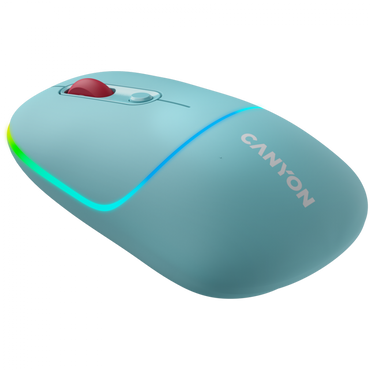 Canyon MW 22 RGB 2-in-1 Wireless Mouse, blue