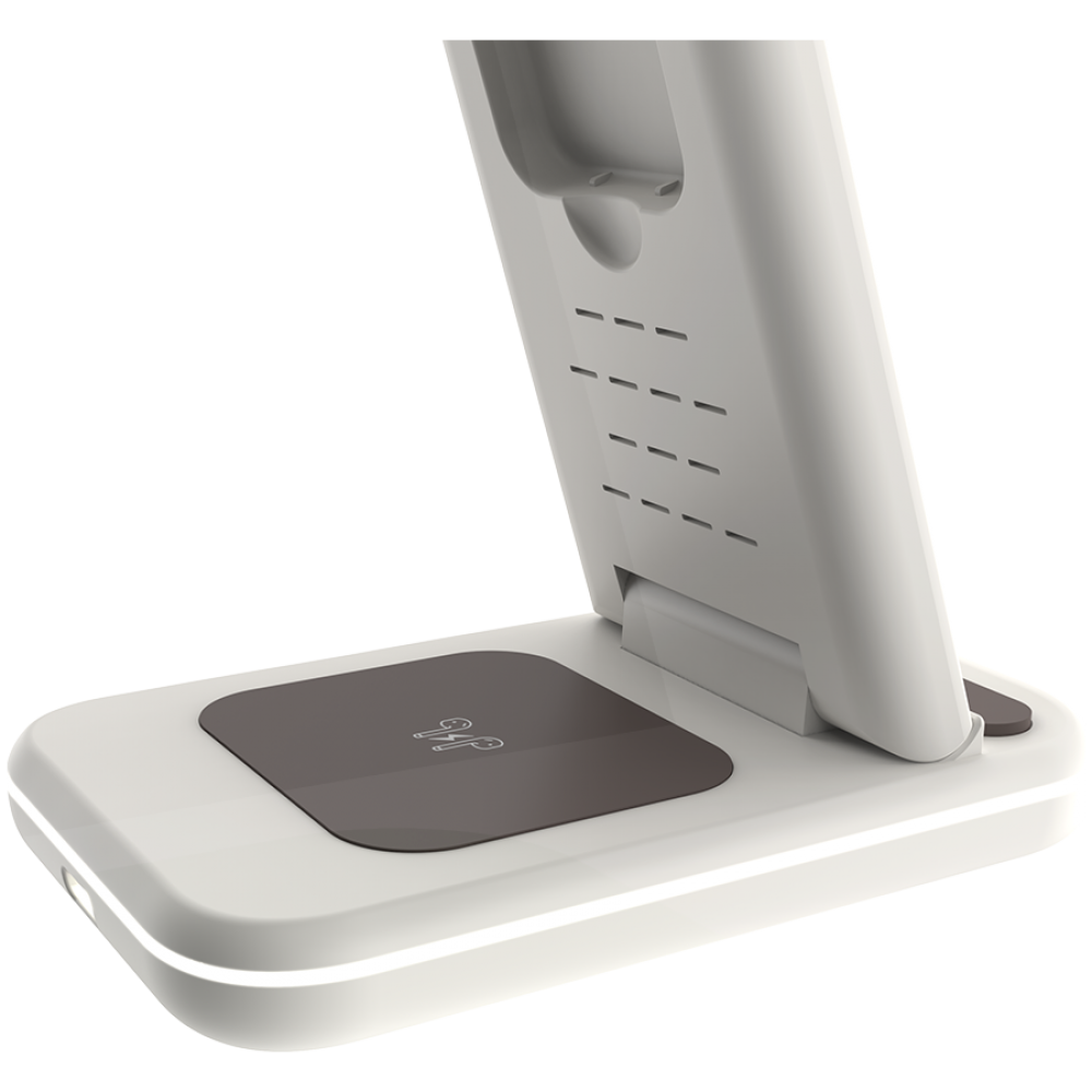 Ładowarka bezprzewodowa 15W 3w1 do telefonu Canyon WS-304 Cosmic Latte