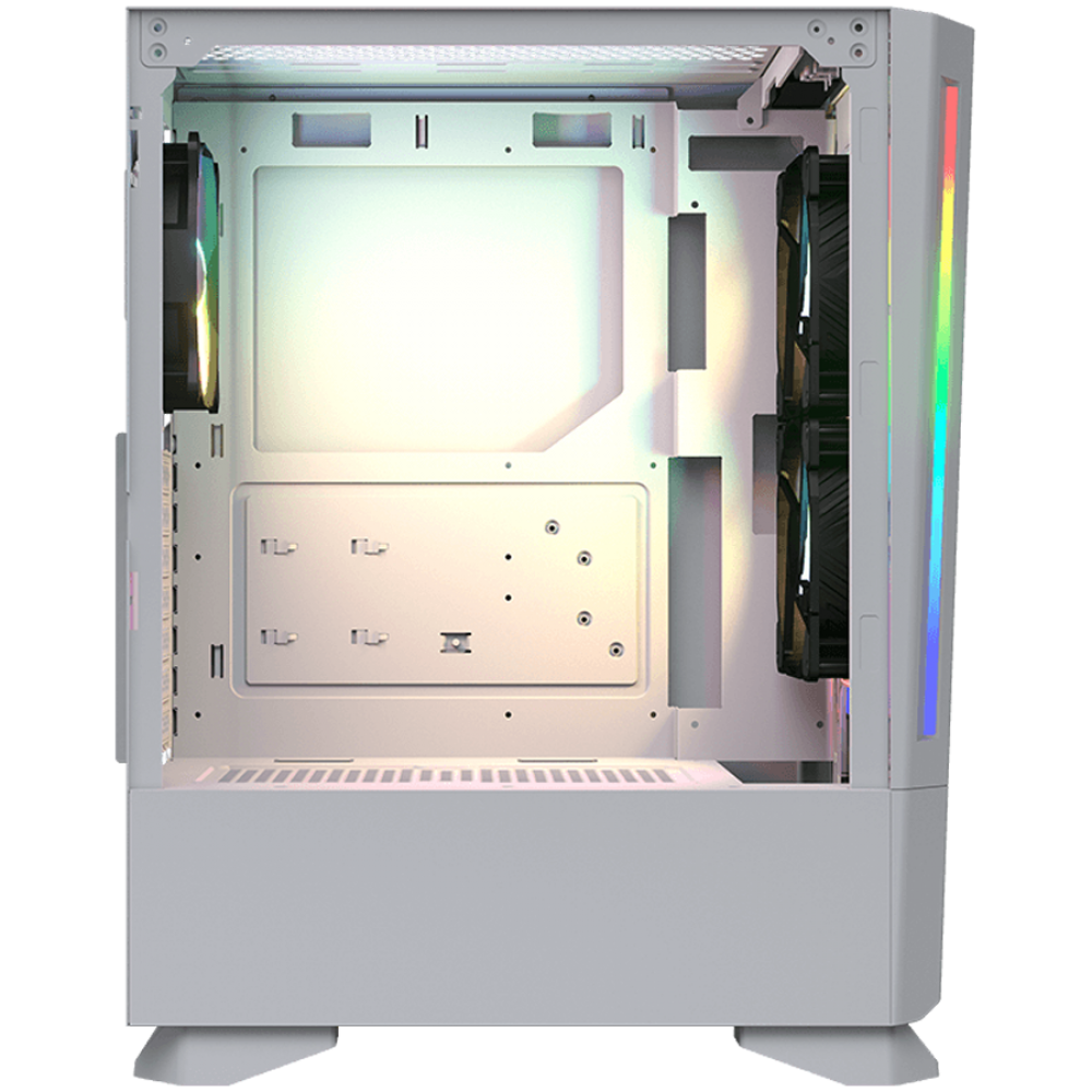 COUGAR MX430 Obudowa Midi Tower z 3 wentylatorami ARGB, Biała