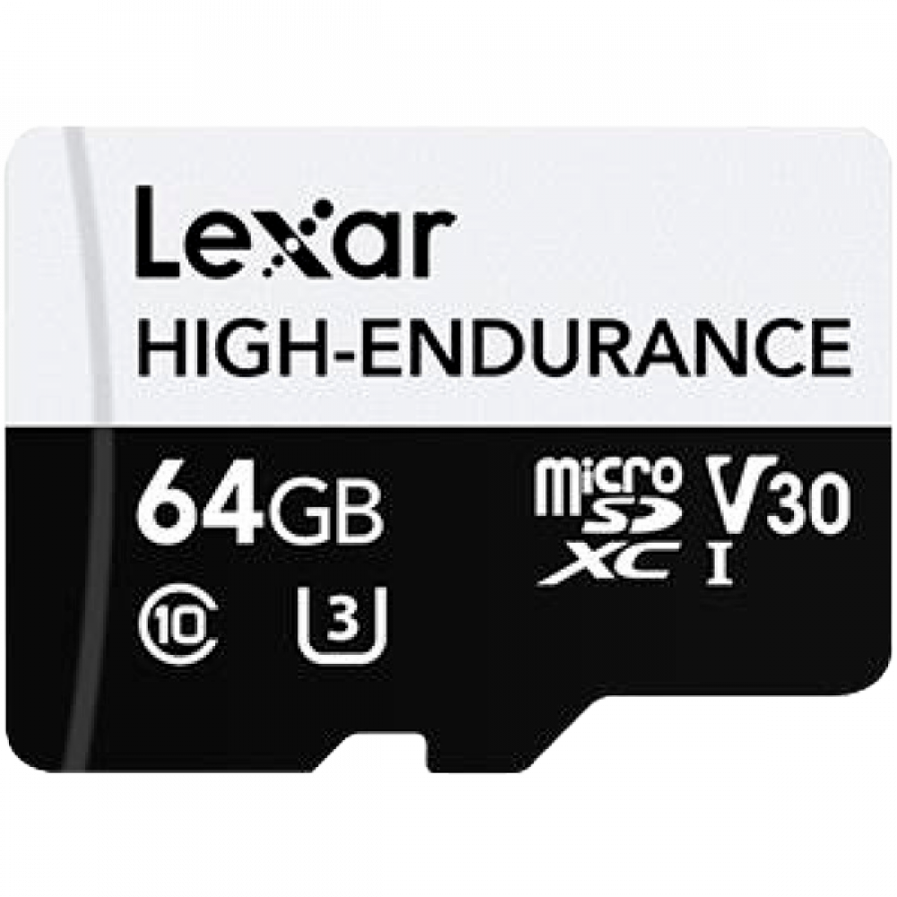 Karta microSDXC LEXAR 64 GB UHS-I 100 MB/s czarna/biała