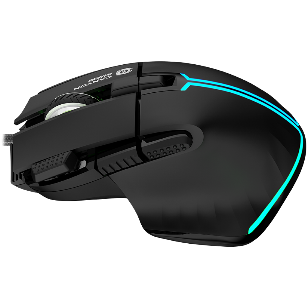 Canyon GM-636 Black Wired Gaming Mouse 9 Buttons RGB