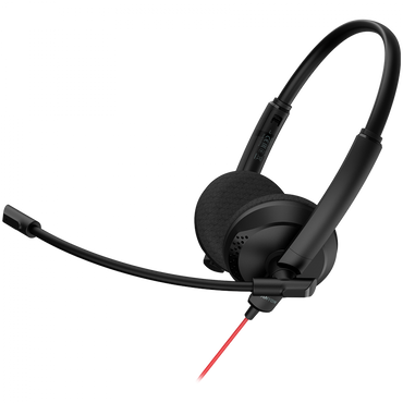 Zestaw słuchawkowy z mikrofonem 3.5/USB 2.8m Canyon HS-07 czarny