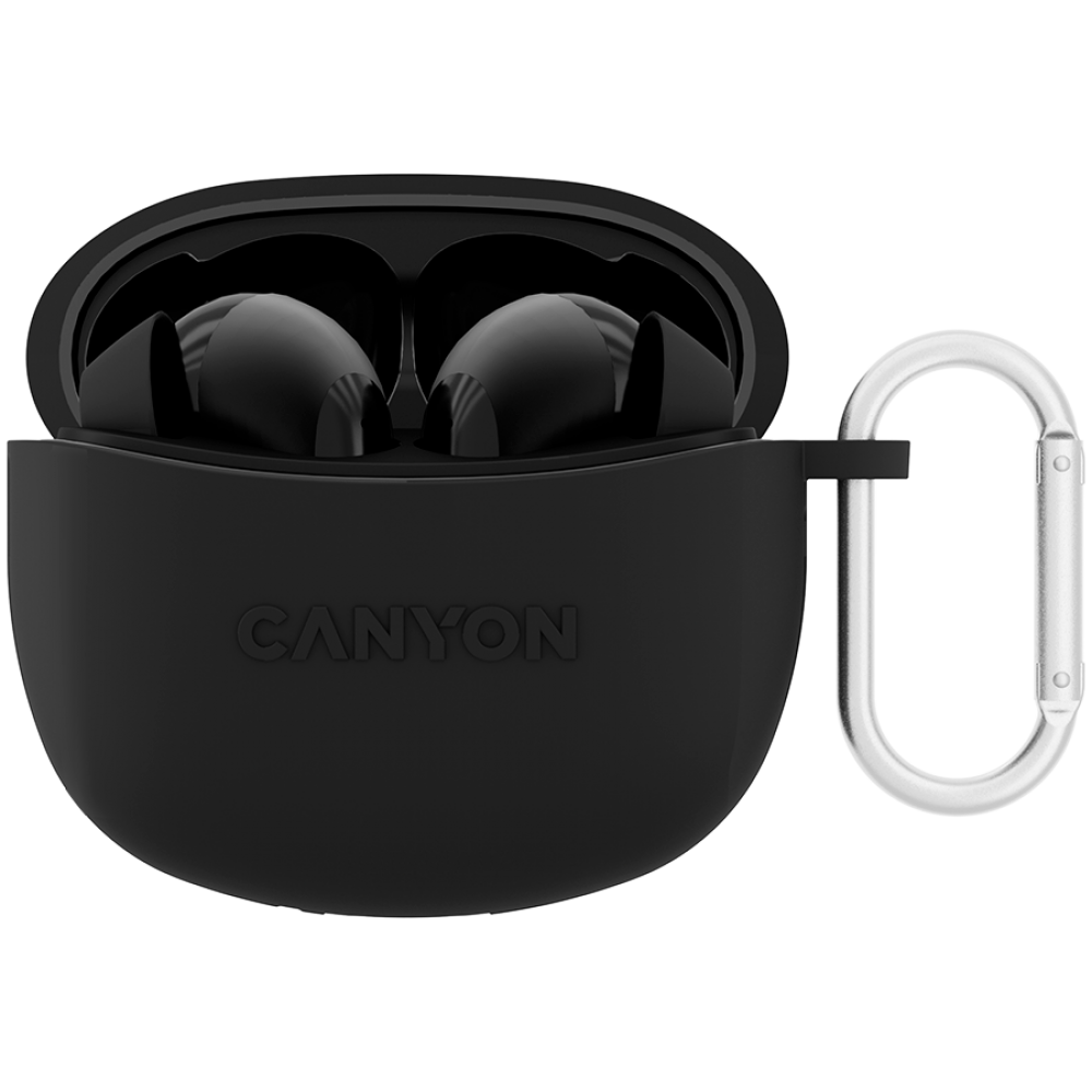 Słuchawki dokanałowe TWS 5 bezprzewodowe Canyon TWS-5 czarne