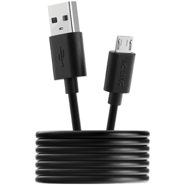 Kabel MicroUSB 5W 1m do ładowania Canyon UM 1 czarny