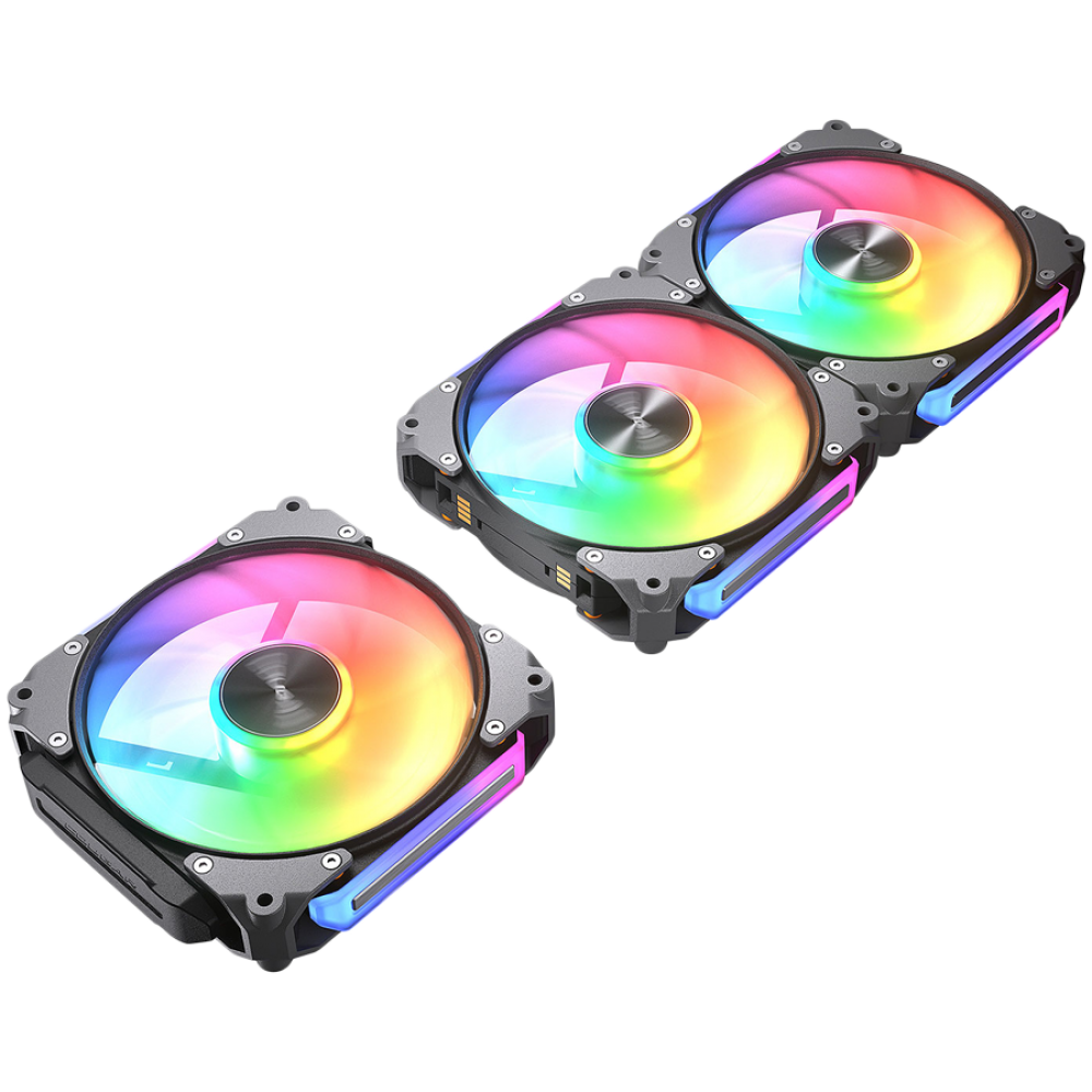 Wentylator COUGAR Apolar 120 ARGB RGB czarny 3 szt.