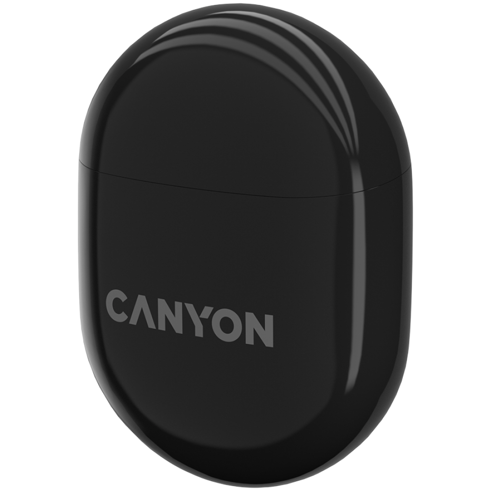 Słuchawki douszne TWS z etui bezprzewodowe Canyon TWS-6 czarne