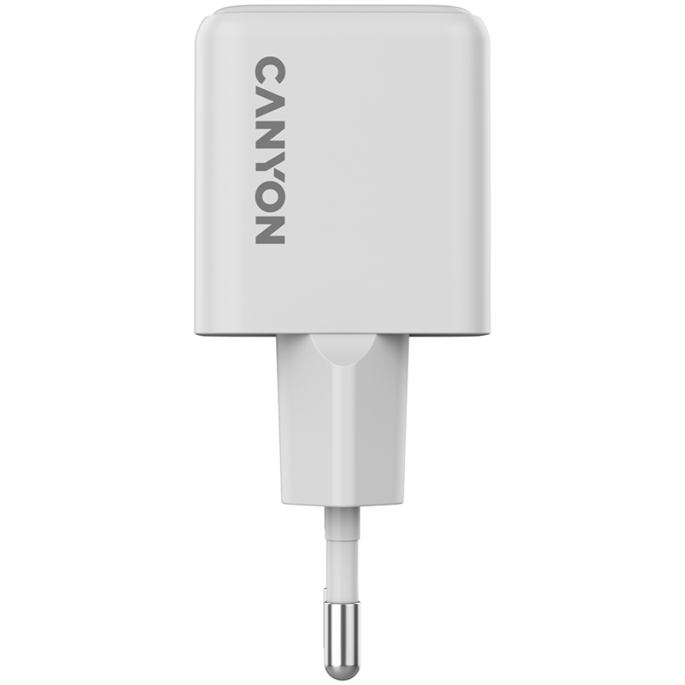 Netzladegerät 20W GaN 1xPD 1xQC EU Canyon CU20AC weiß