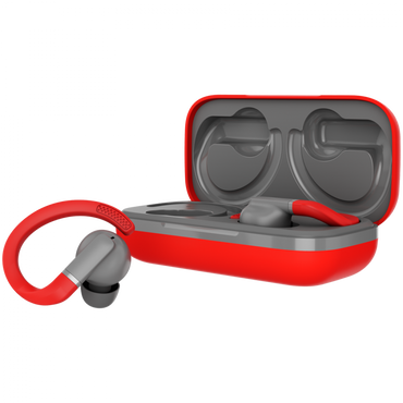 Słuchawki dokanałowe sportowe ładowanie Qi Canyon OnRun 11 czerwony