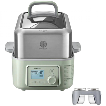 Parowar 5L elektryczny do gotowania na parze Buydeem G564 zielony