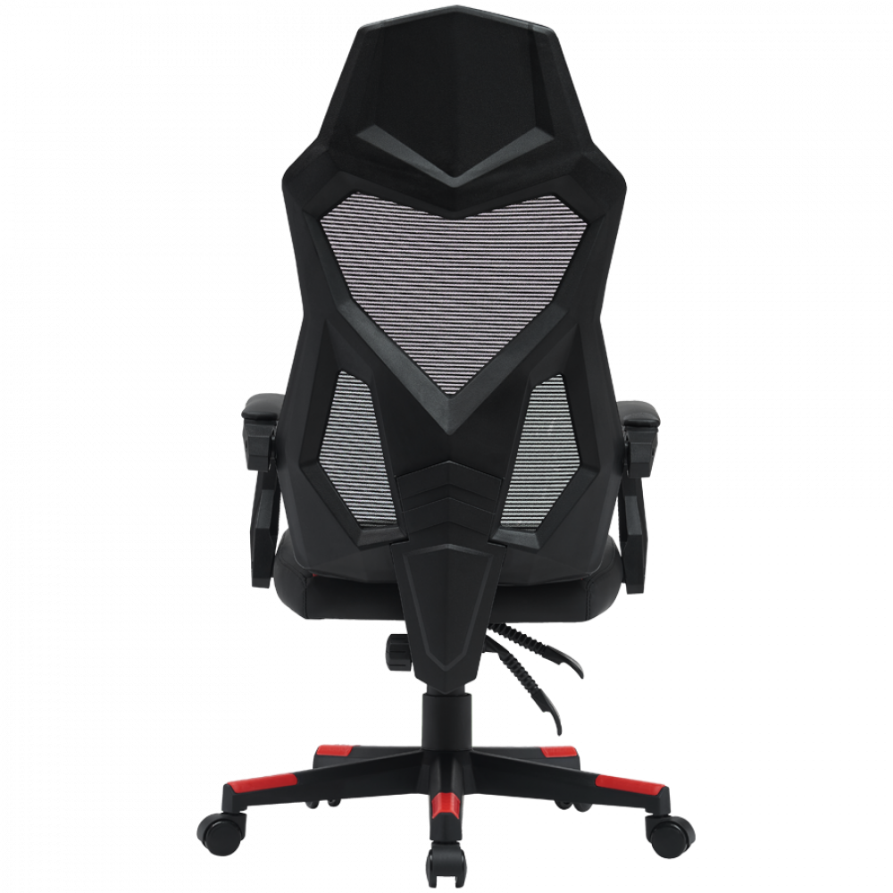 Fotel gamingowy ergonomiczny siatka mesh Canyon MCH01 czarno-czerwony