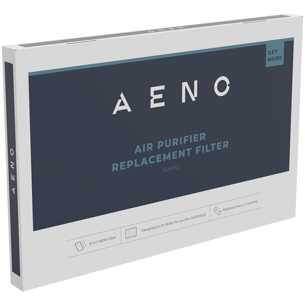 HEPA 13 Activated Carbon Filter for Aeno AAPF2 Air Purifier, Black