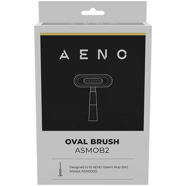 Szczotka owalna do mopa parowego Aeno ASMOB2 czarny