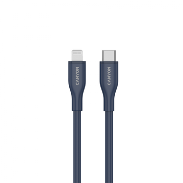 Canyon CLNM60 60W MFI USB-C to Lightning 1m Silicone Cable, Blue