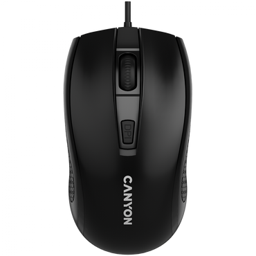 Kabelgebundene Maus Canyon M 4 1000 DPI ergonomisch schwarz