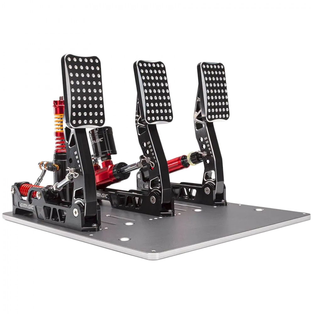 Hydraulische SIMAGIC S310 Pedale mit Hall-Sensoren, schwarz/grau