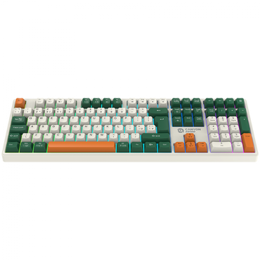 Canyon GKW 11 Kabellose Mechanische RGB-Tastatur weiß