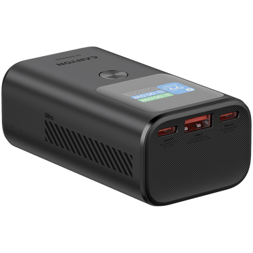 Powerbank 10000 mAh PD 30W TFT tragbar Canyon OnPower 130 Graphit