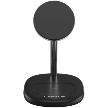 Ładowarka bezprzewodowa 15W Qi2 2w1 Canyon WCS-205 czarna