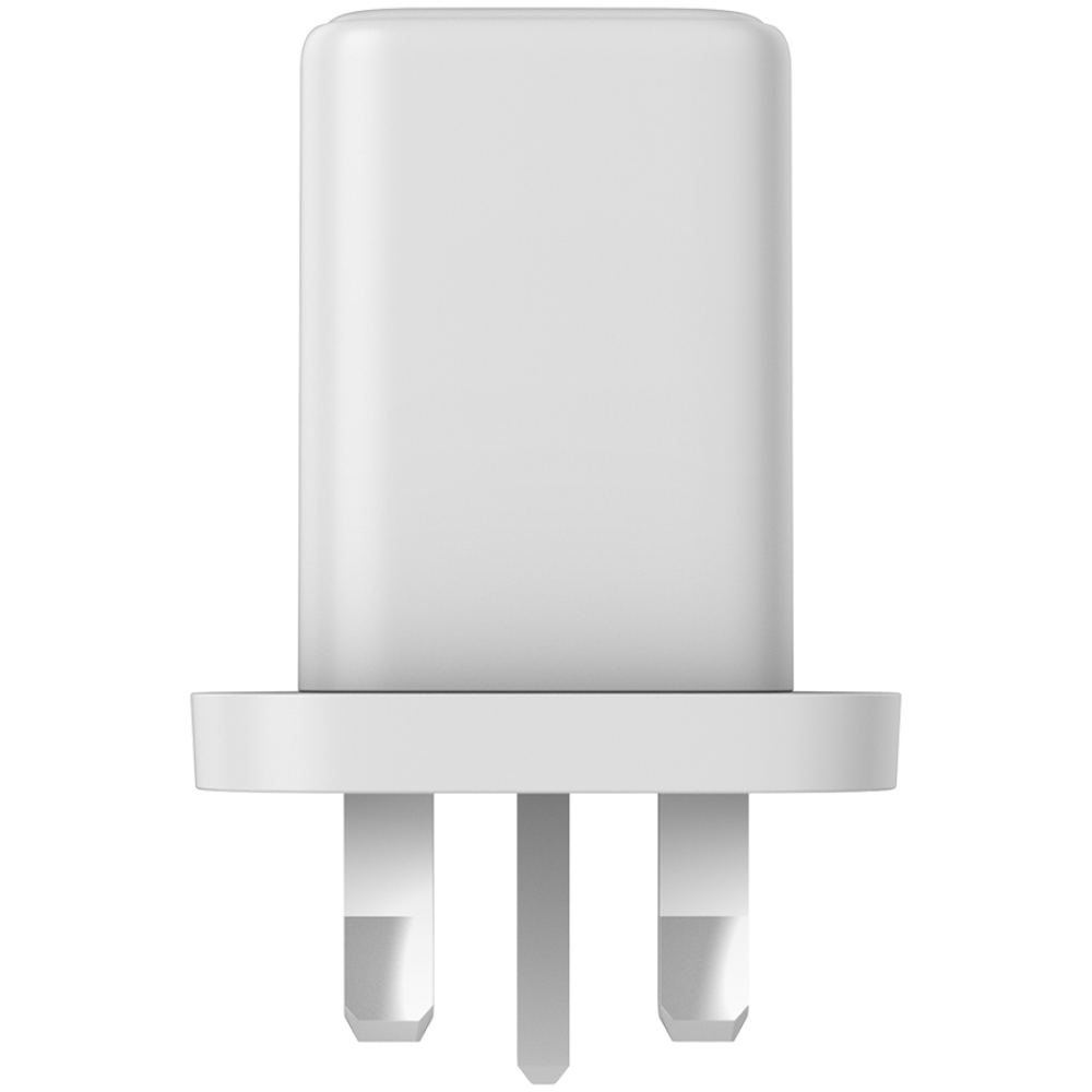 Ładowarka sieciowa GaN 65W 2xPD 1xQC wtyczka UK Canyon CU65ACC biała