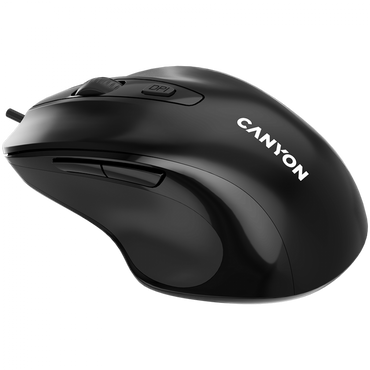 Kabelgebundene ergonomische Maus Canyon M-6 schwarz