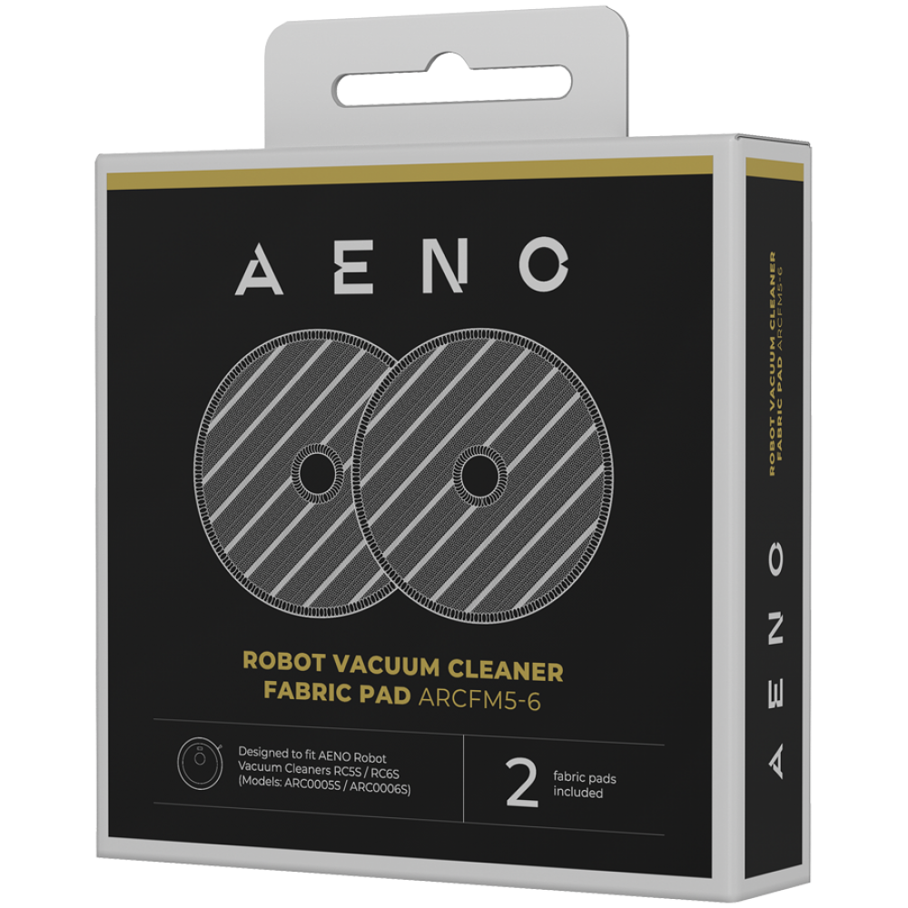 Nakładka mopująca do odkurzacza RC5S/RC6S 2 szt. Aeno ARCFM5-6 biały