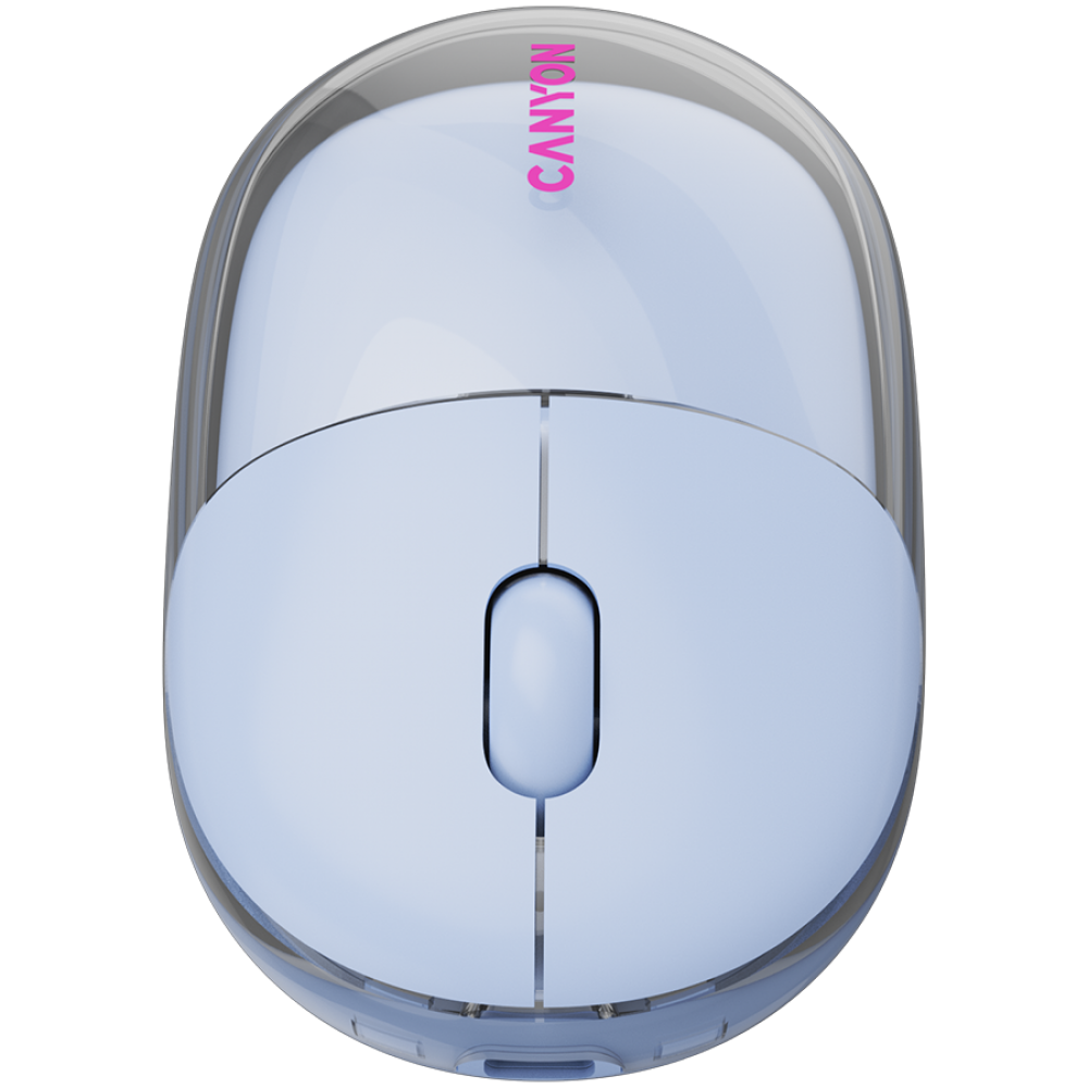 Canyon 24 Blue Silent Wireless BT/2.4GHz Mouse USB-C