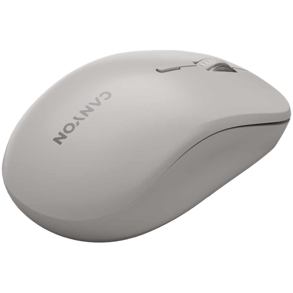 Kabellose Maus zwei Modi ergonomisch Canyon MW-12 dunkelgrau