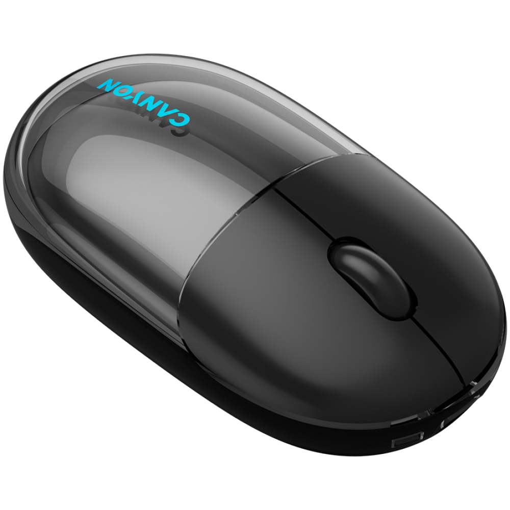 Mysz bezprzewodowa BT/2.4GHz cicha USB-C Canyon 24 czarna