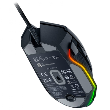 Razer Basilisk V3 35K Gaming-Maus, Schwarz, 35K DPI, Gen 2 Sensor