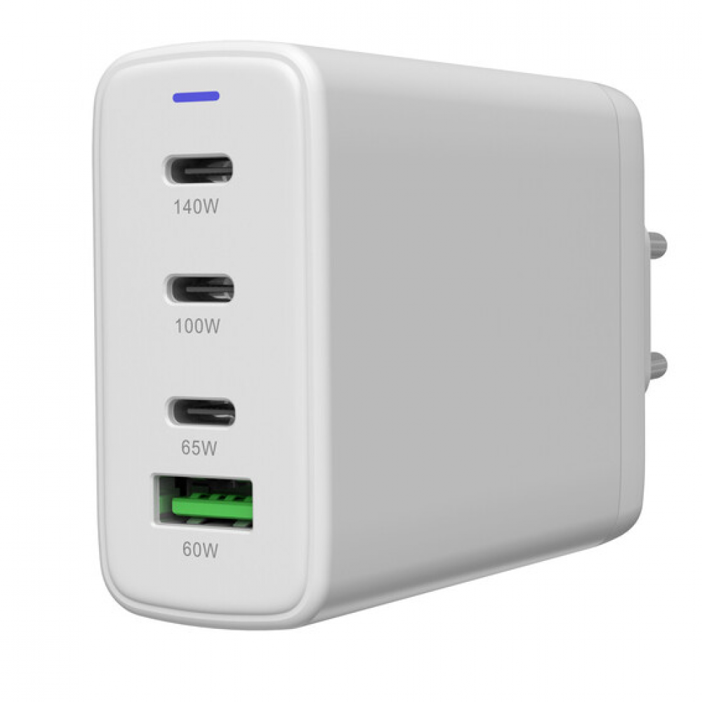 GaN 150W 3xPD 1xQC EU Canyon CU140ACC Wall Charger White