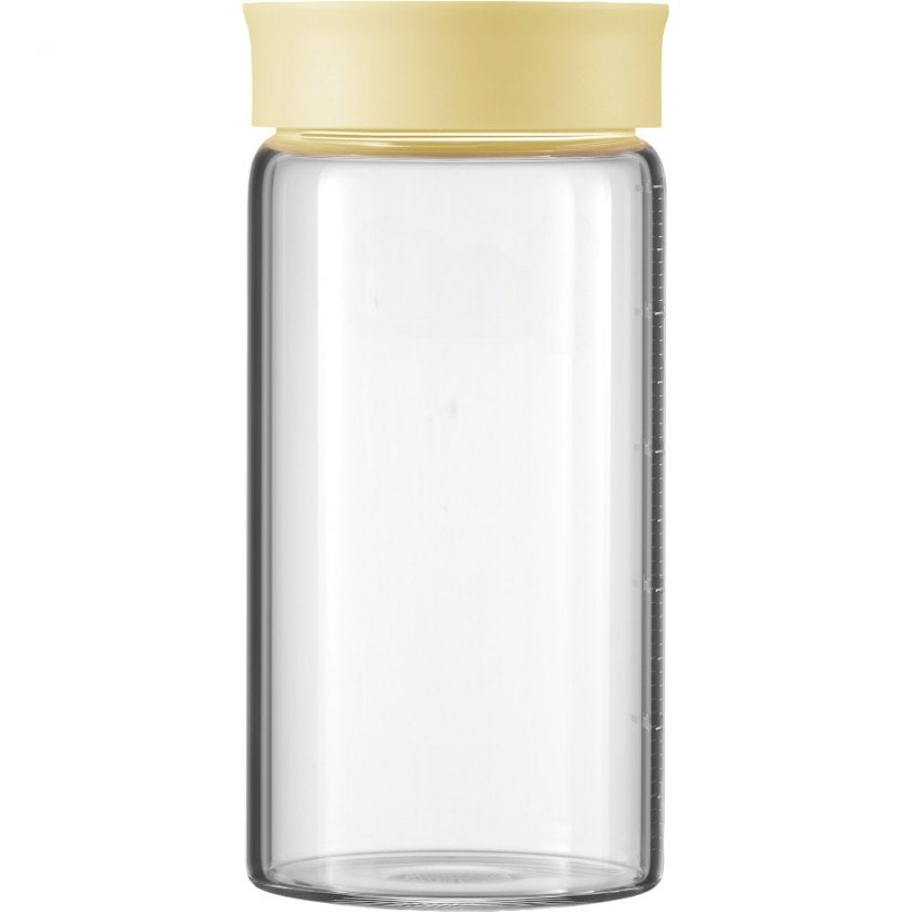 Słoik szklany 1200 ml z nakrętką Buydeem CS1015 żółty