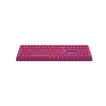 Klawiatura gamingowa 2.4G + Bluetooth RGB 105 klawiszy Canyon Fortnax różowa
