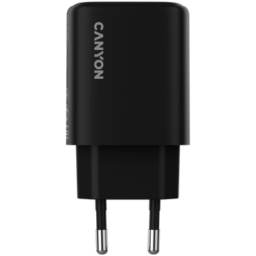 Mains charger 20W 1xPD 1xQC EU Canyon OnCharge 200 black