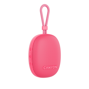 Głośnik Bluetooth przenośny 5W IPX7 TWS Canyon OnMove 12 różowy