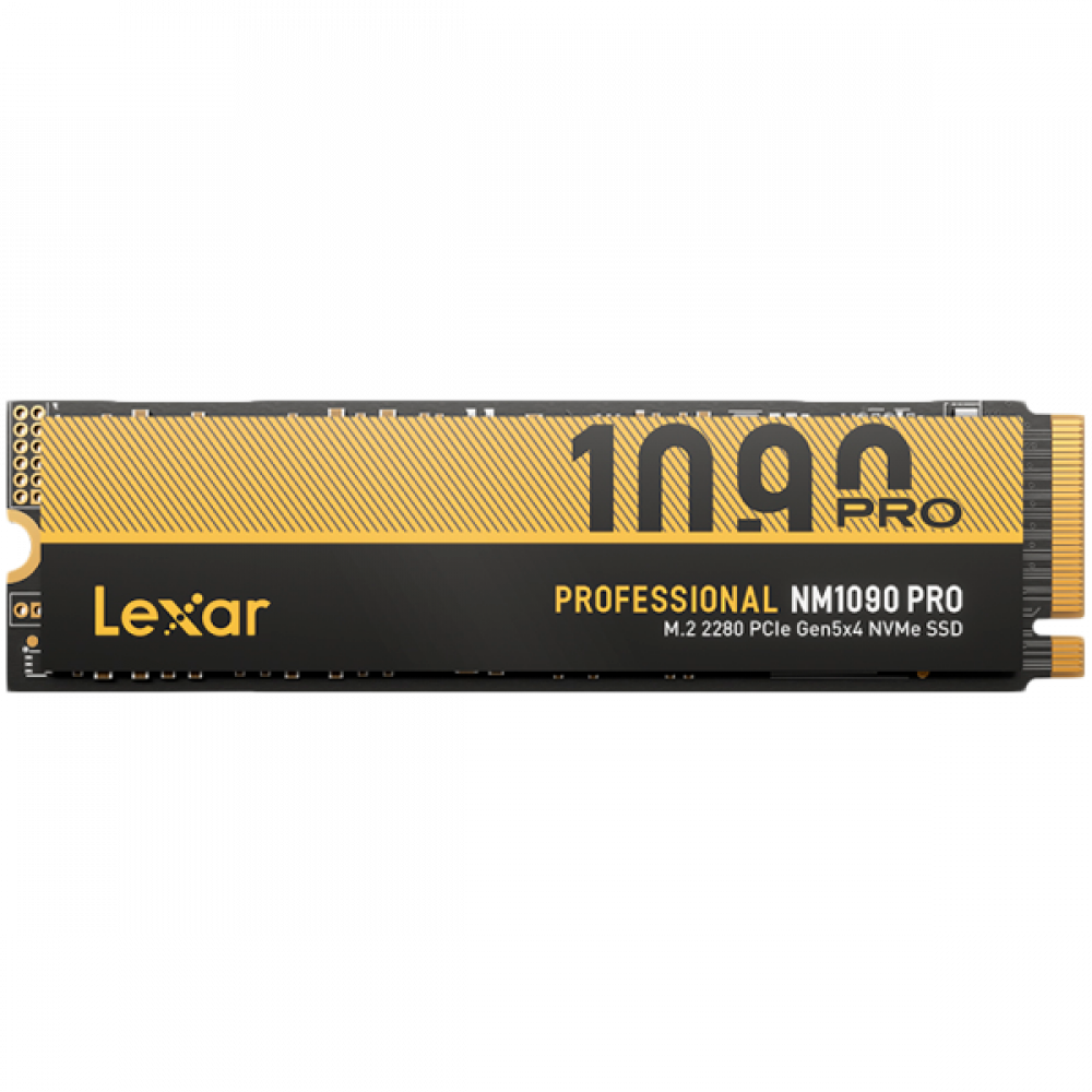 Dysk SSD M.2 1 TB NVMe PCIe Gen5 LEXAR NM1090 PRO czarny/złoty