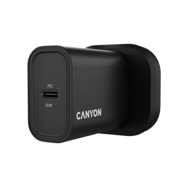 Ładowarka 30W 1xPD Canyon 30CL czarna do telefonu
