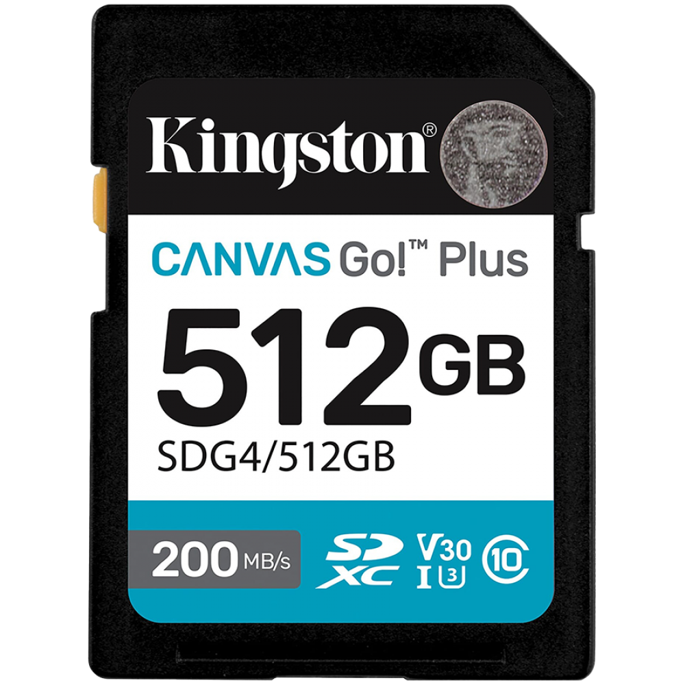 Karta pamięci KINGSTON SDXC 512 GB 200 MB/s czarna