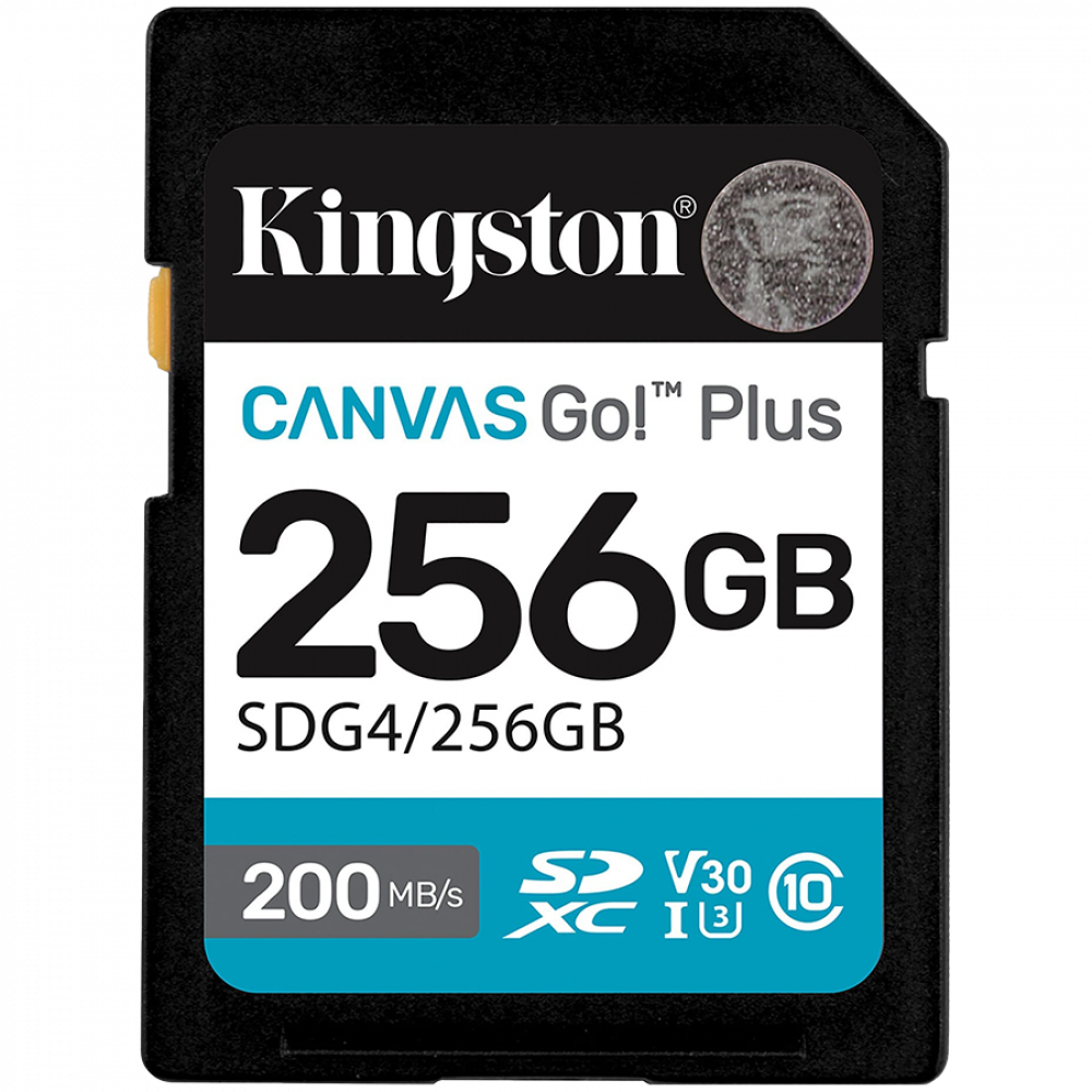 Karta pamięci SDXC 256 GB KINGSTON Class 10 czarna