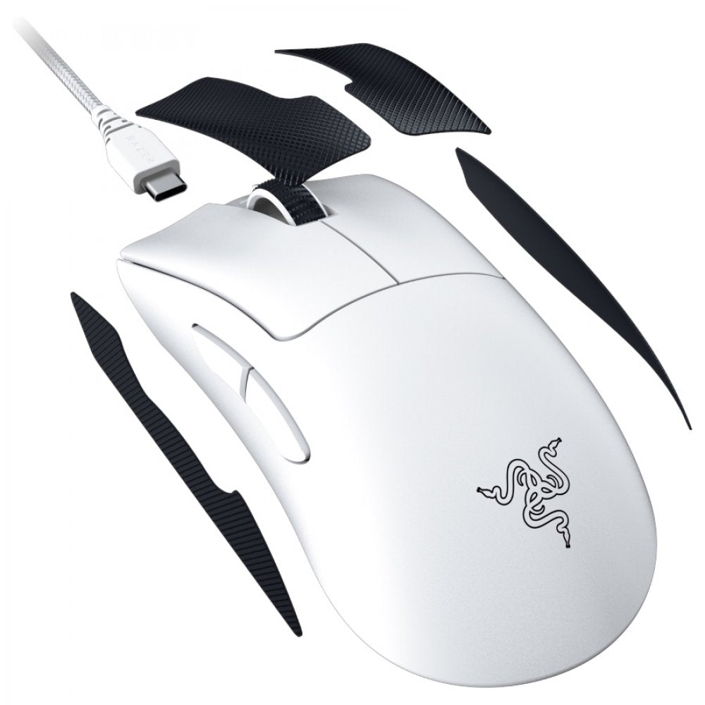 RAZER DeathAdder V3 Pro White Ergonomic Wireless Gaming Mouse