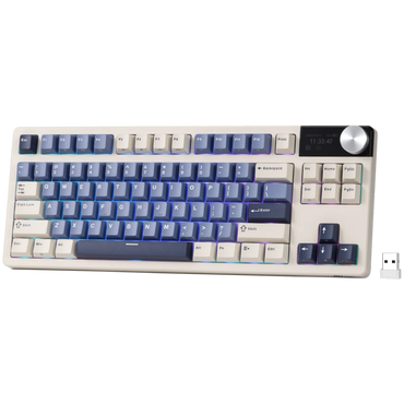Klawiatura mechaniczna Royal Kludge S85 Cloud Switch niebieska