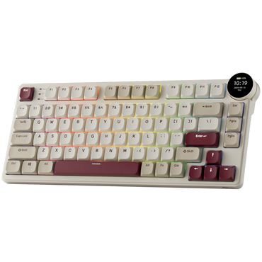 Klawiatura mechaniczna Royal Kludge N80 Brown Switch różowa
